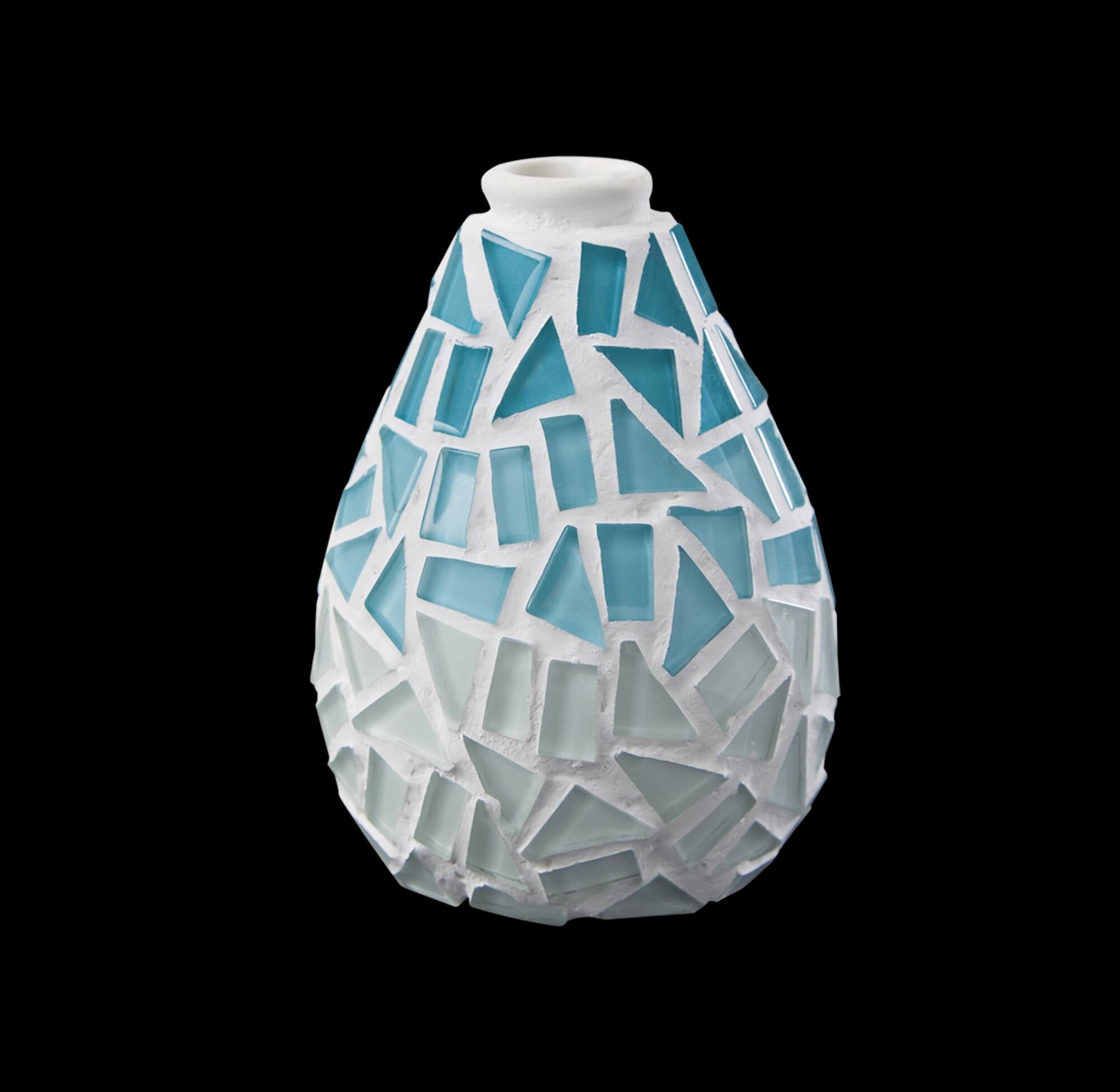 Teal & Mosaic Vase Kit by Make Market